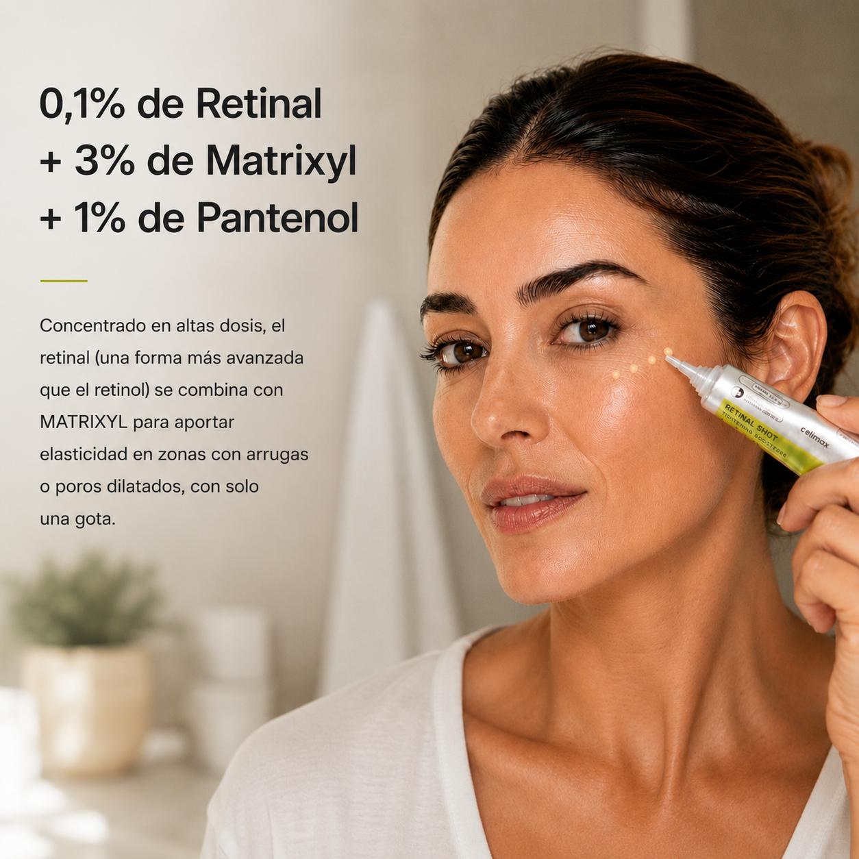 Booster Reafirmante con Retinal 0,1% · Rostro y Contorno de Ojos