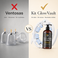 Hero — Ventosas vs Kit GlowVault, sin dolor, sin marcas
