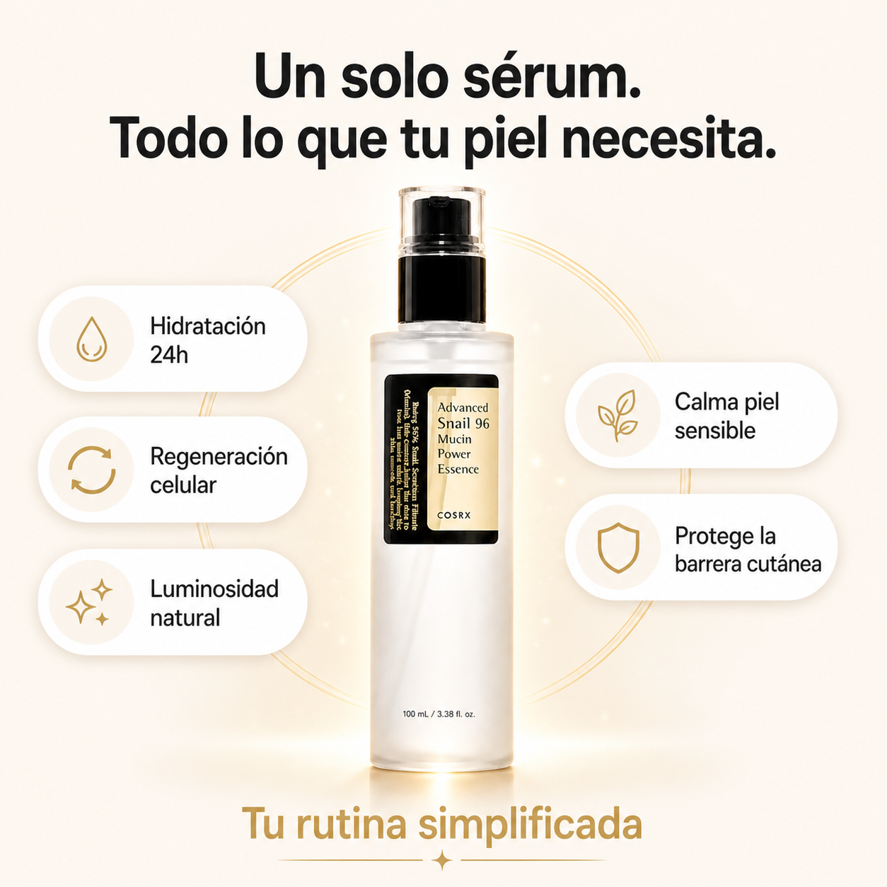 Sérum Mucina de Caracol 96% - Hidratación Profunda y Reparación | 100ml